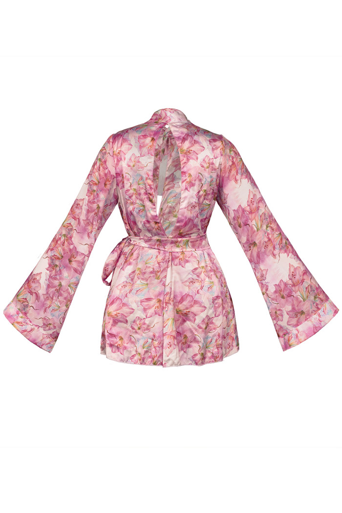 Халатик-пеньюар атласный короткий Anais Miyu short robe