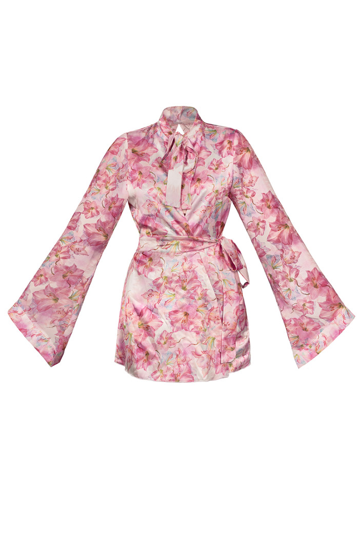 Халатик-пеньюар атласный короткий Anais Miyu short robe