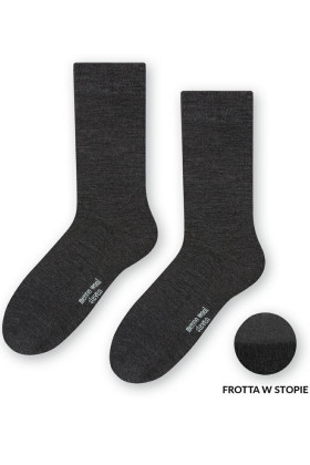 Шкарпетки високі напівмахрові з вовни мериноса STEVEN 130 Merino Wool FROTTE