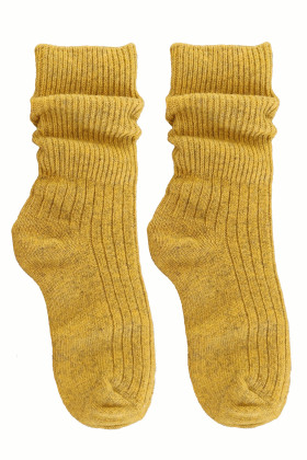 Теплі шкарпетки із вовни в рубчик Lambswool 8011