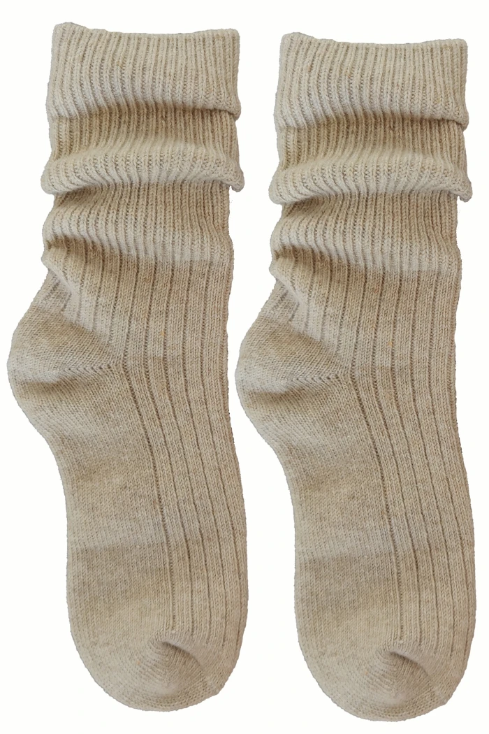 Носки теплые шерстяные в рубчик Lambswool 8011