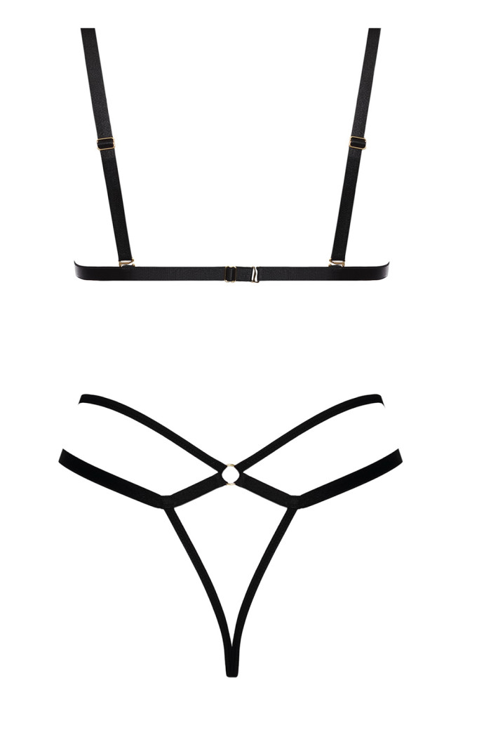 Комплект з відкритими трусиками Anais Paige