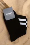 Носки мужские высокие с полосками Steven 057 Sport