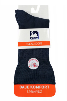 Шкарпетки бавовняні без тиску Wola W04.N06 BEZUCISKOWE RELAX 2