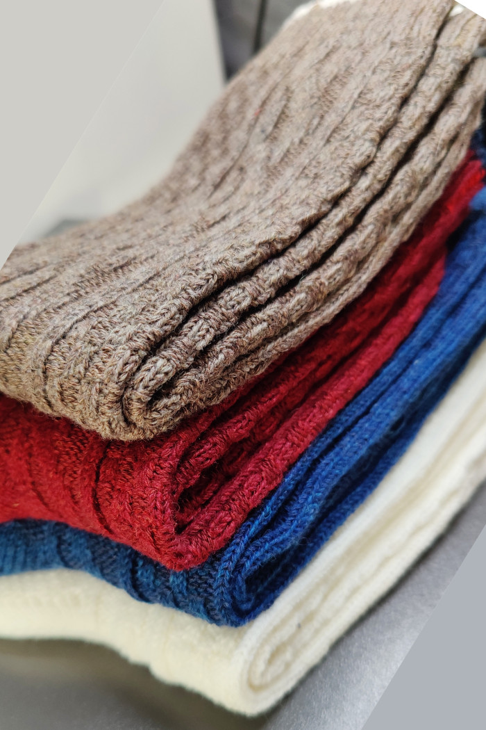 Шкарпетки в'язані зимові з вовною Ekmen 1610 Wool