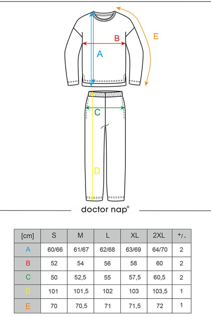 Пижама женская теплая флис велюр Doctor Nap 4535