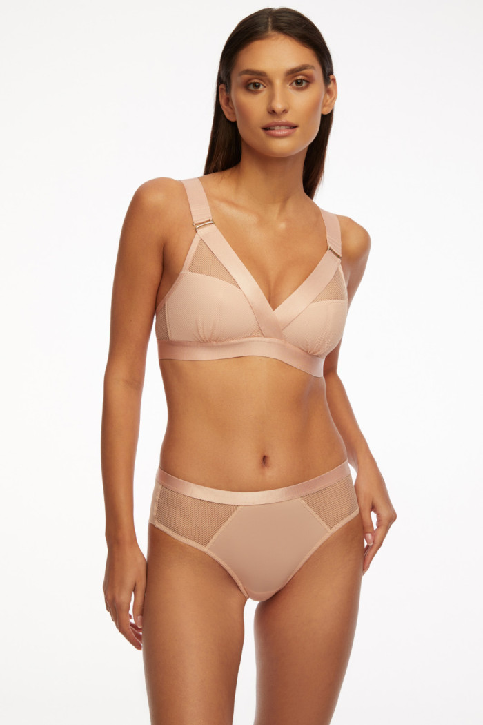 Бюстгальтер с мягкими чашками без косточек Kinga Lara WB-748 Pink