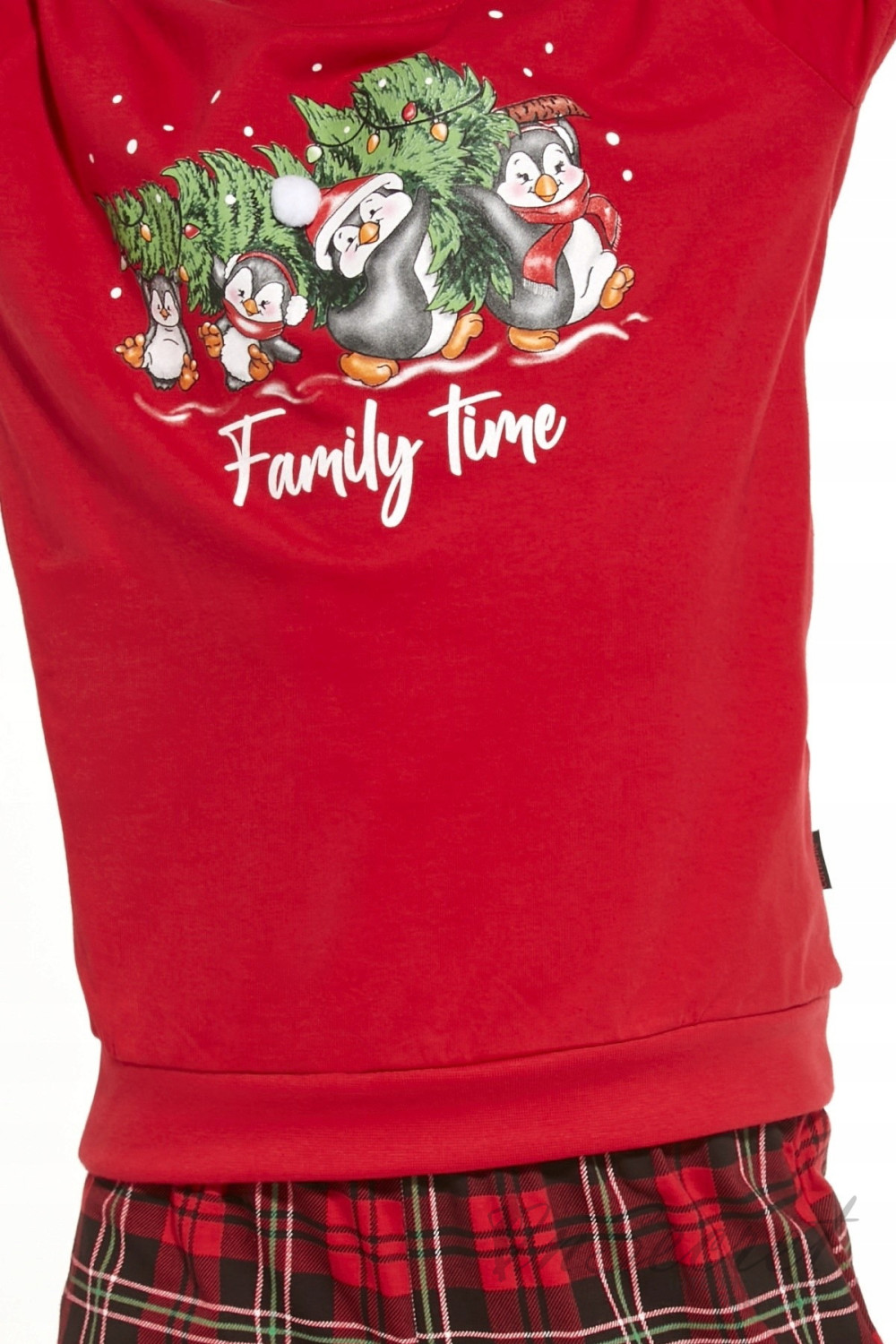 Піжама дитяча для дівчинки з новорічним принтом Cornette 594/159 Family Time