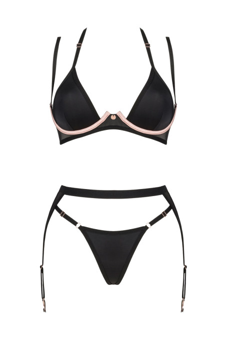 Комплект білизни з поясом Obsessive Selinne set