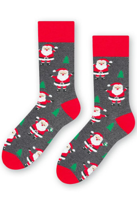 Шкарпетки новорічні чоловічі STEVEN 136 Happy Santa 122