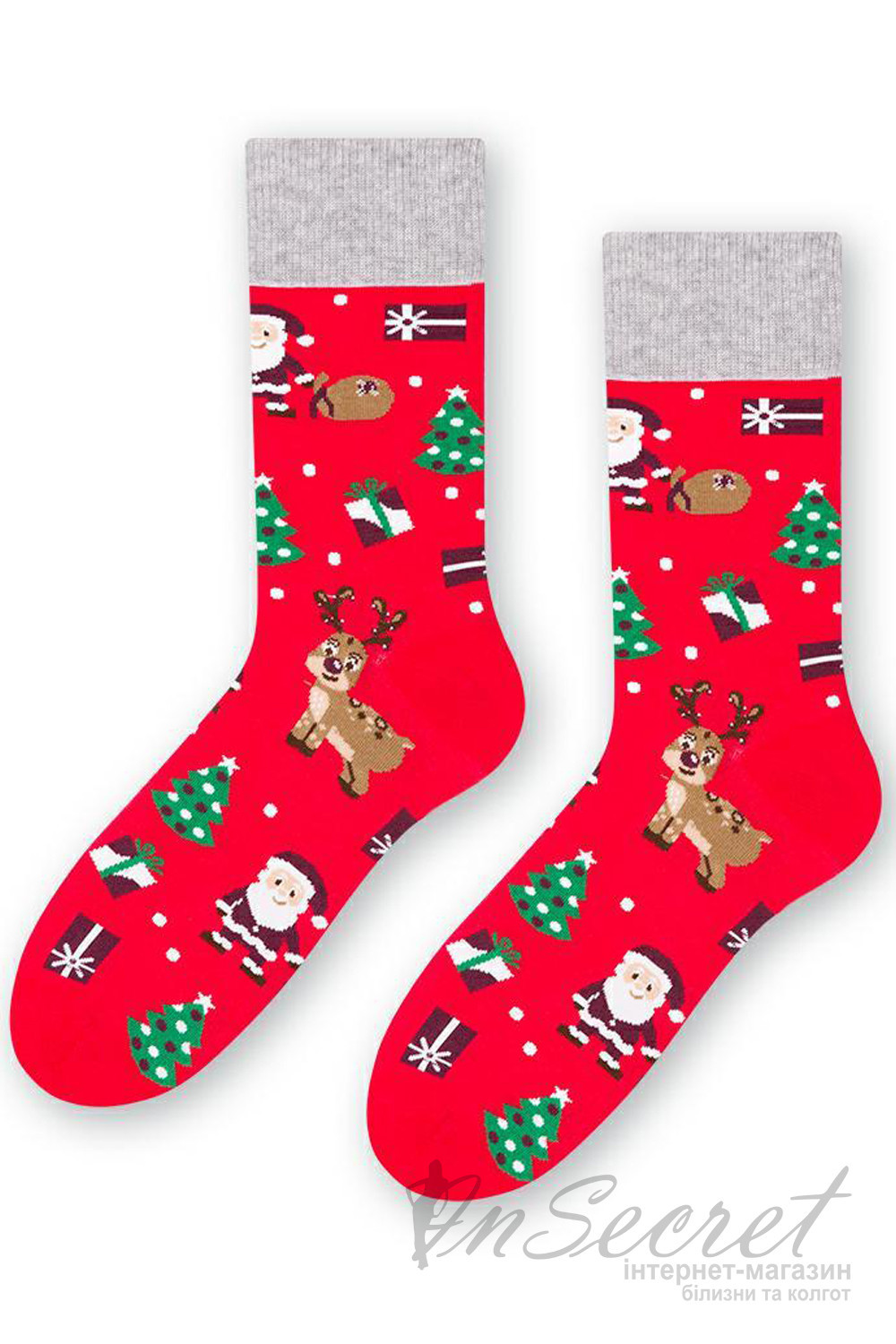 Шкарпетки новорічні чоловічі STEVEN 136 New Year 128