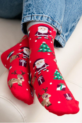 Шкарпетки новорічні жіночі STEVEN 136 New Year 090