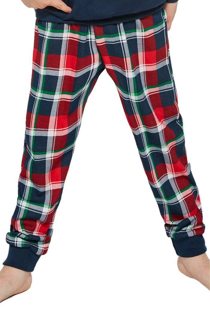 Пижама для мальчика с новогодним принтом CORNETTE 966/154 SNOWMAN