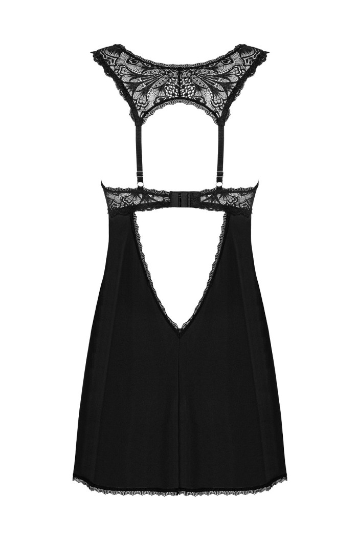 Комбінація з мереживним ліфом Obsessive Donna Dream babydoll