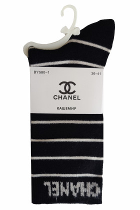 Шкарпетки жіночі з кашеміром "Chanel" InSecret BY580-1
