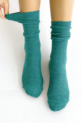 Шкарпетки теплі високі в рубчик InSecret B2518