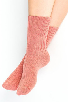 Носки женские теплые в рубчик из шерсти STEVEN 093 Wool