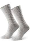 Носки женские теплые в рубчик из шерсти STEVEN 093 Wool