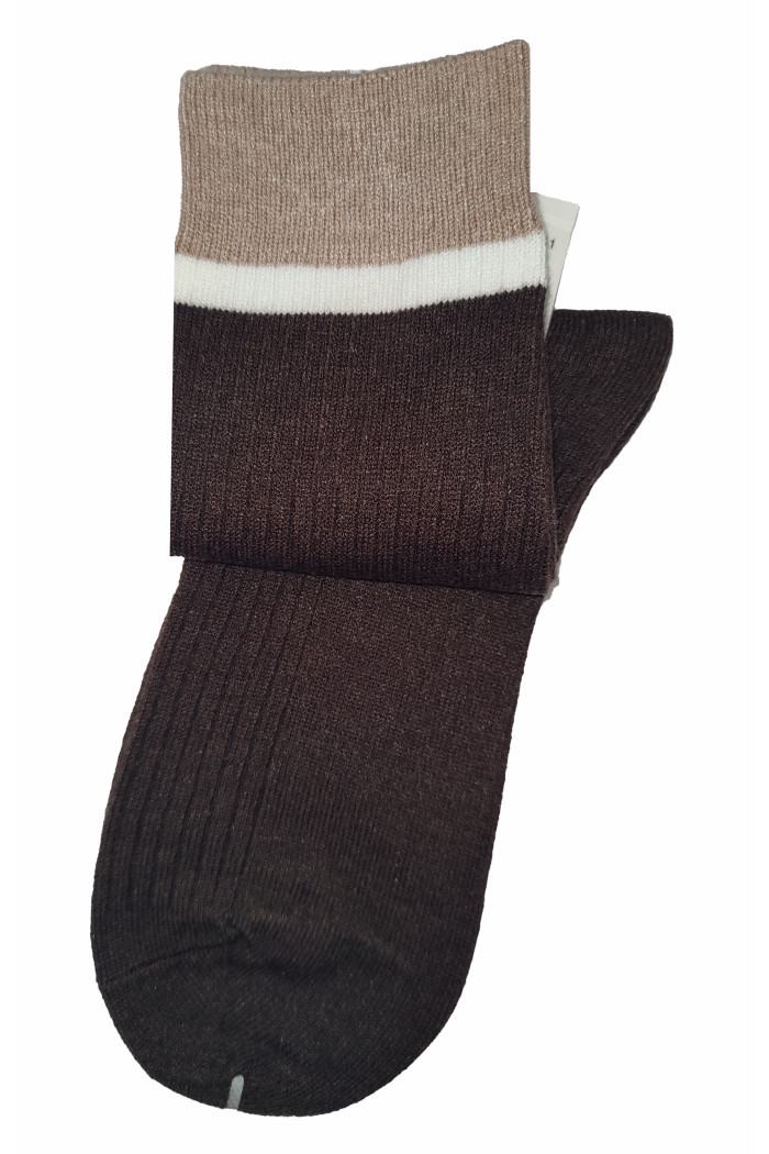 Шкарпетки в рубчик з кашеміром InSecret BY561-2
