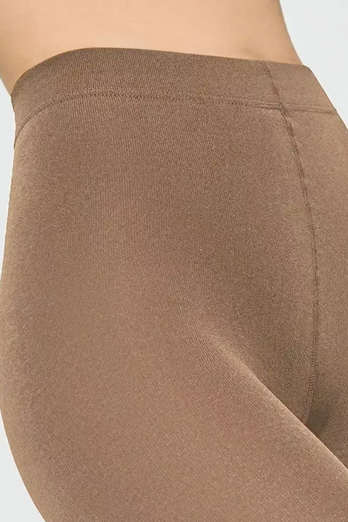 Термоколготки теплые на флисе бежевые InSecret Acte A018 Termico