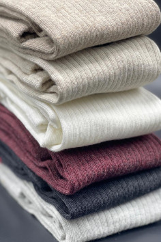 Высокие гольфы-Заколенки хлопковые в рубчик MasterStep 2761 2