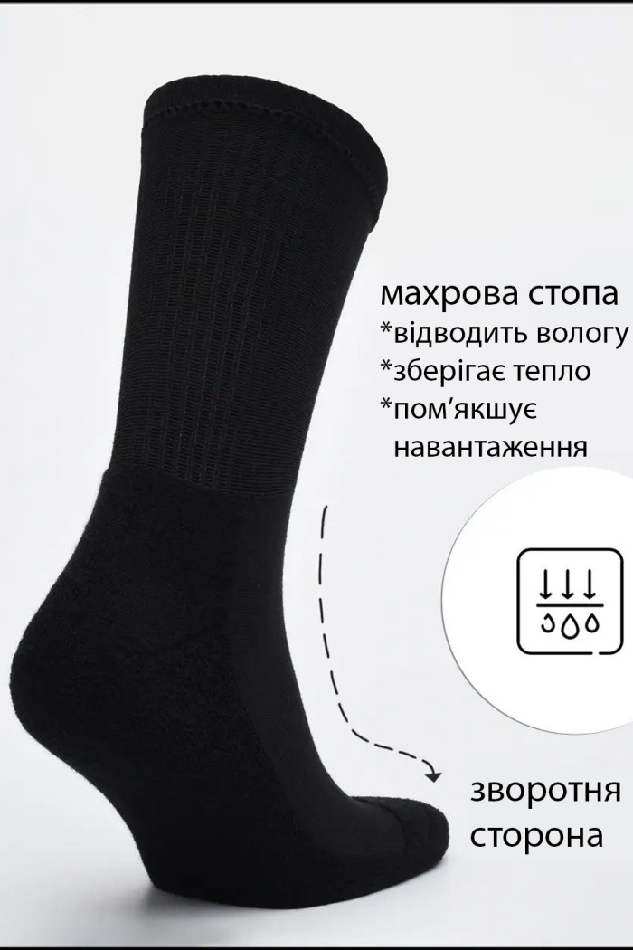 Носки высокие с махровой стопой MasterStep 3450 Sport Unisex