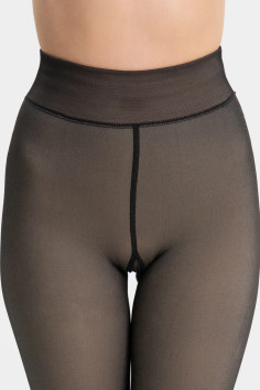 Легинсы теплые с эффектом тюля "вторая кожа" Caimax RF683 Termico 2