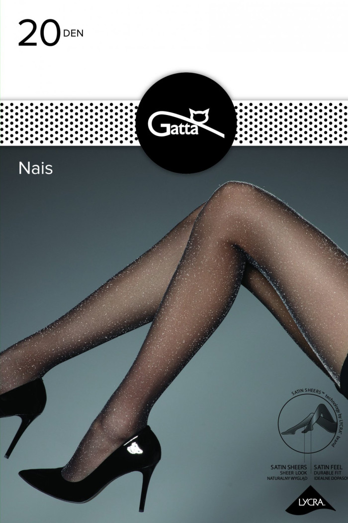 Колготки с люрексом Gatta Nais 20d