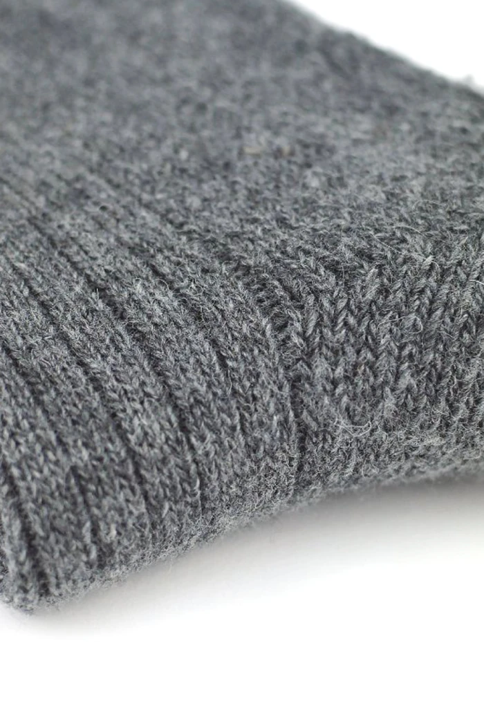 Шкарпетки теплі в'язані в рубчик з вовною Noviti SW001