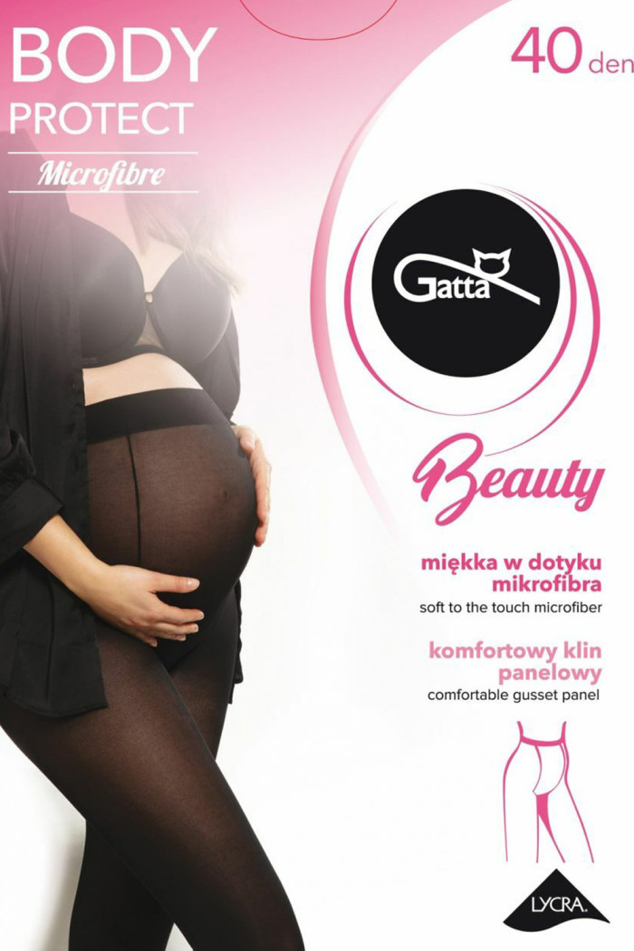 Колготки для вагітних із мікрофібри GATTA Body Protect Micro 40