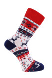 Шкарпетки теплі з новорічним принтом Aura.Via SFV95