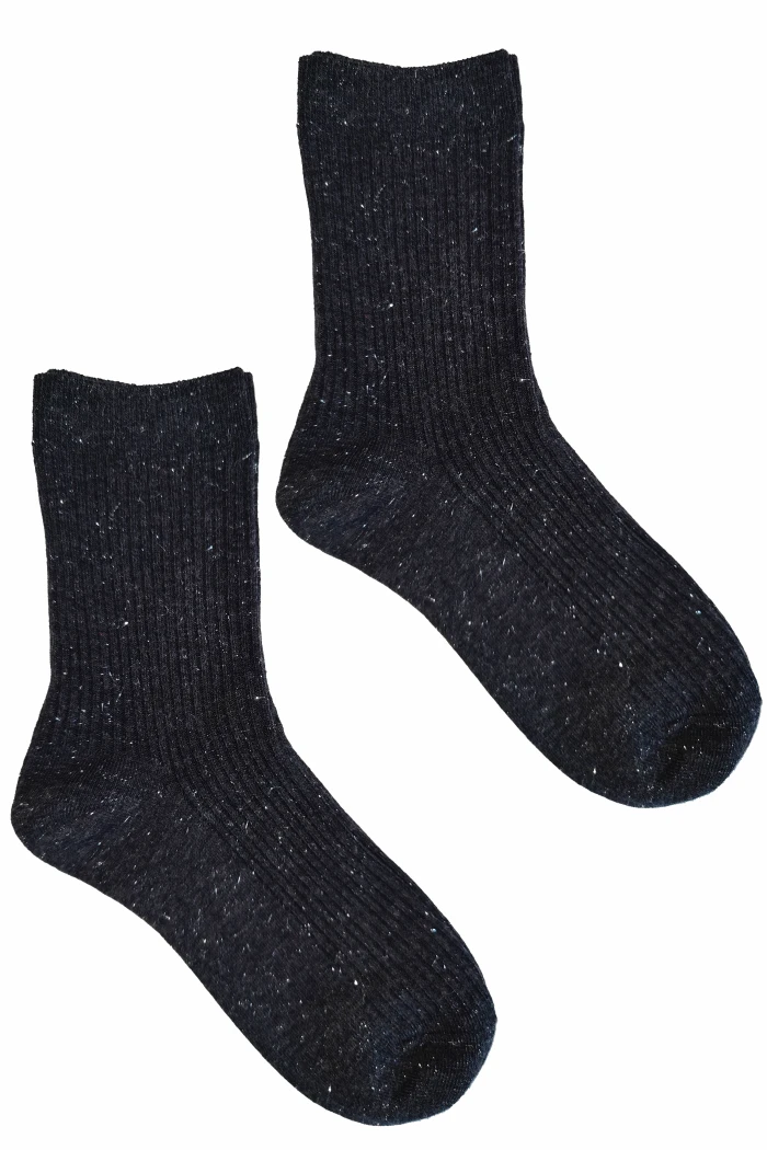 Шкарпетки бавовняні в рубчик з люрексом InSecret B2084