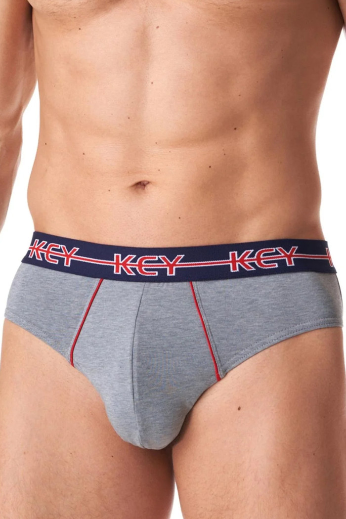 Трусы-слип мужские хлопковые KEY MPP 177 B23 (2 шт)