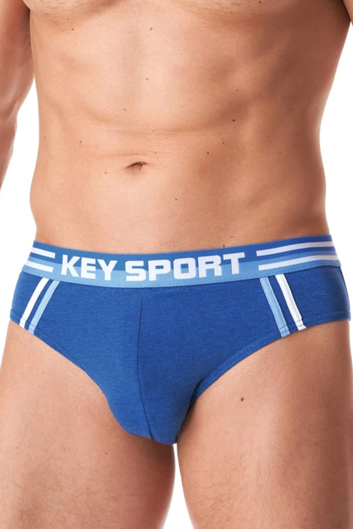 Трусы-слип мужские хлопковые KEY MPP 187 B23 (2 шт)