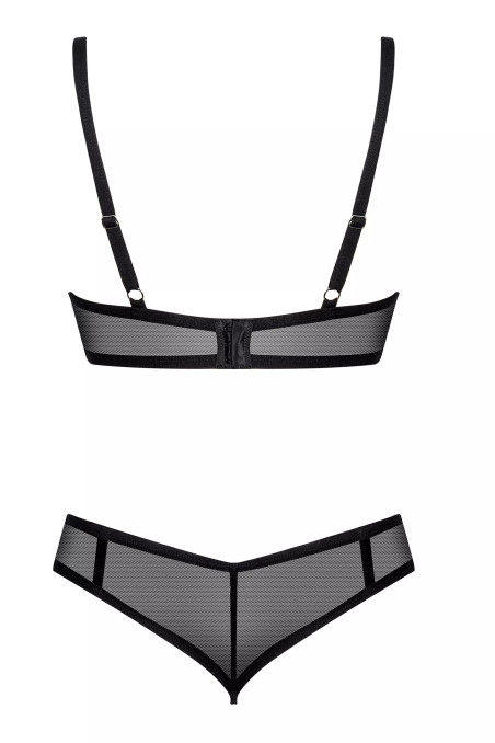 Комплект білизни прозорий Obsessive Glandez set
