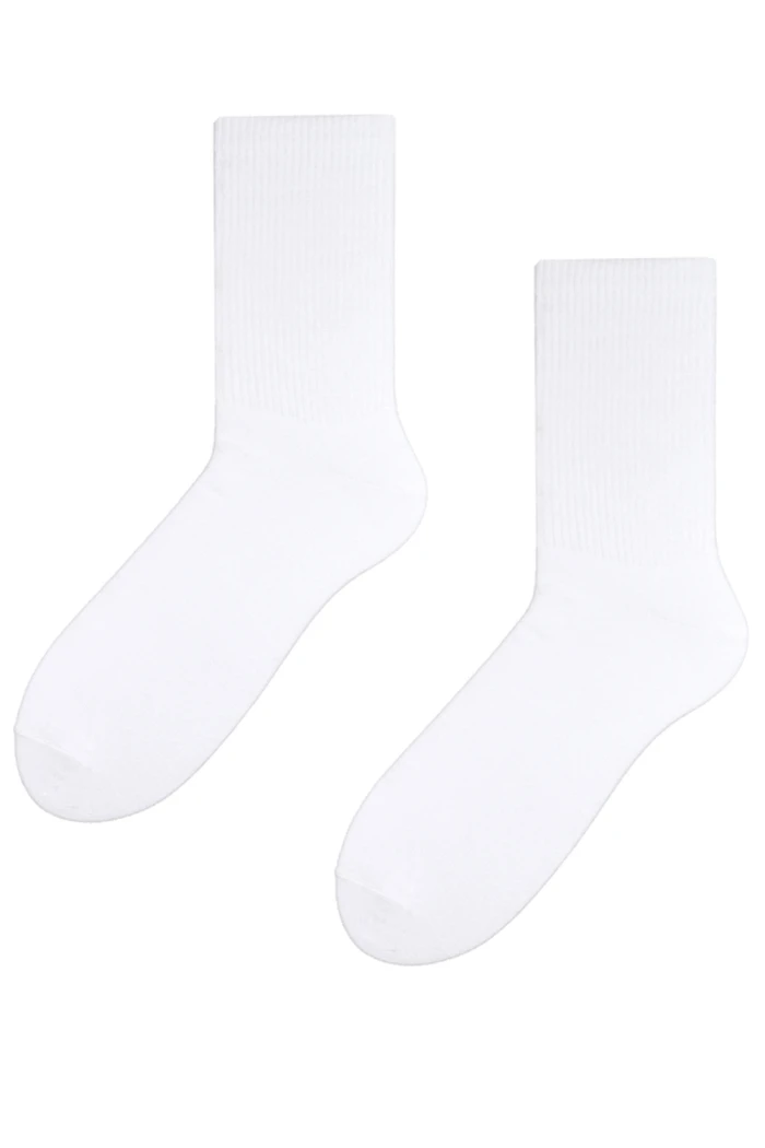 Шкарпетки чоловічі високі білі Steven 057 Sport_112