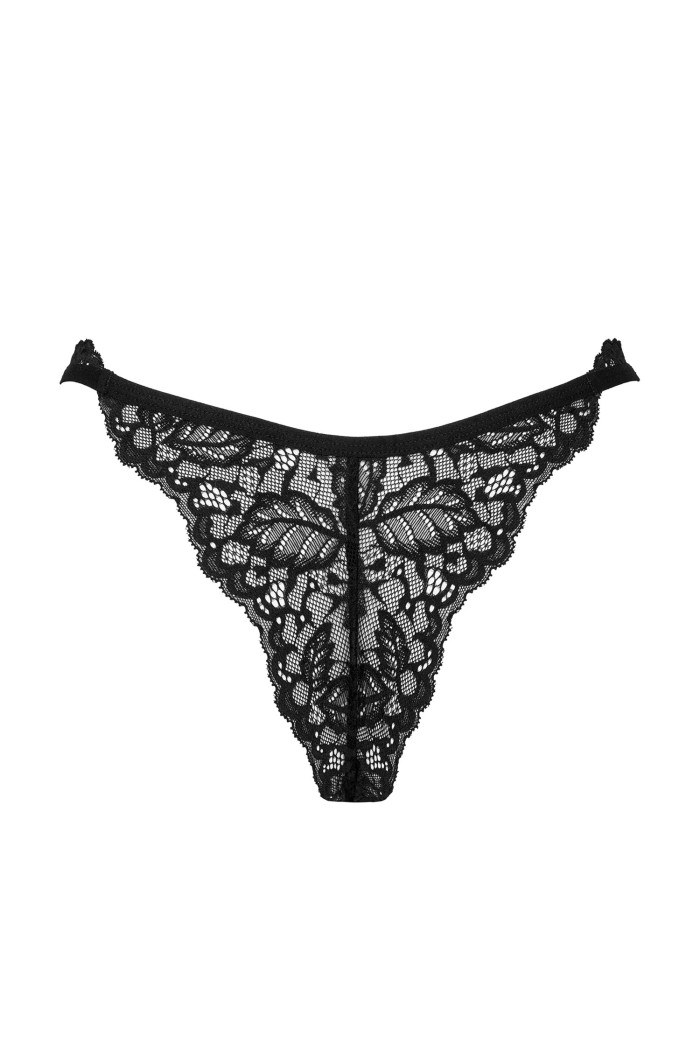 Трусики-стрінг мереживні Obsessive Bellastia