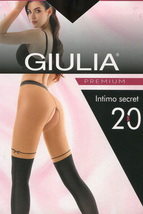 Колготки с вырезом бикини GIULIA Intimo Secret 20 model 1